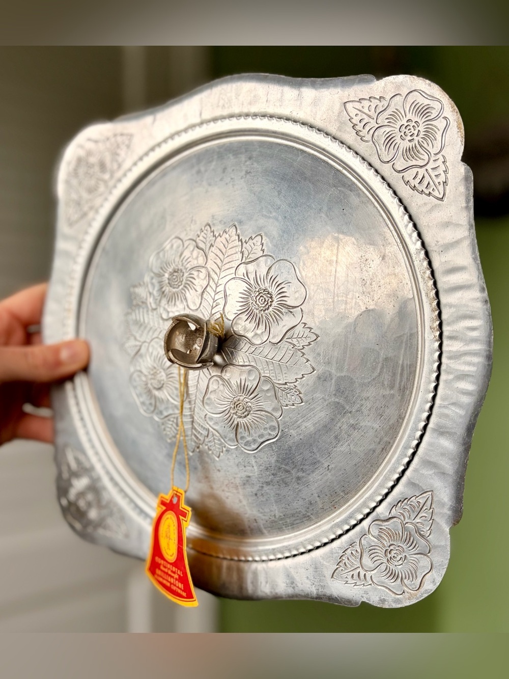 Vintage 1970s Continental Brilliantone Silver Plated Floral Serving Dish - Picture 2 of 10